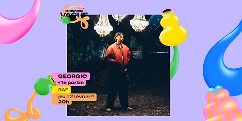 GEORGIO \u2022 Jeu. 12 f\u00e9vrier 2026 \u2022 La Nouvelle Vague \u2022 Saint-Malo