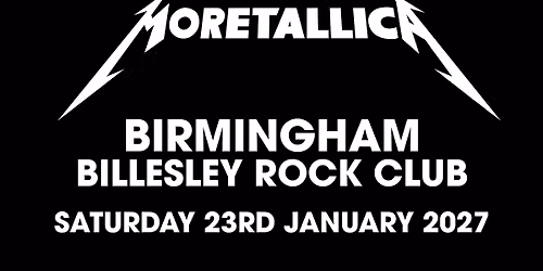 Moretallica Live at Billesley Rock Club, Birmingham