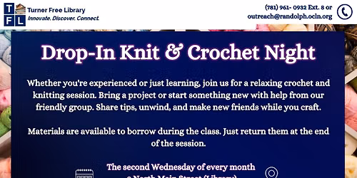 Drop-In Knit & Crochet Night
