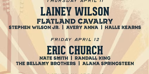 2026 Country Thunder Arizona - 4 Day Pass at Canyon Moon Ranch Grounds