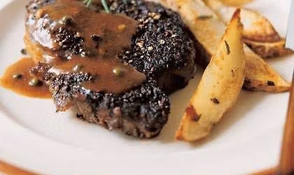 \ud83e\udd69 French Bistro | Steak Frites with Cognac Peppercorn Sauce - Nov 20