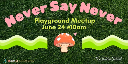 Never Say Never Playground Meetup
