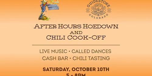 Pumpkin Patch After Hours Hoedown and Chili Cook-Off