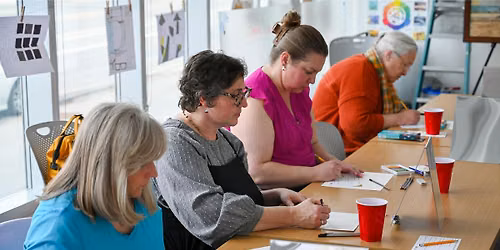 Community Creates: Ledger Painting with Avis Charley
