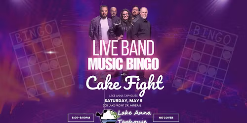 Live Band Music Bingo w\/ Cake Fight