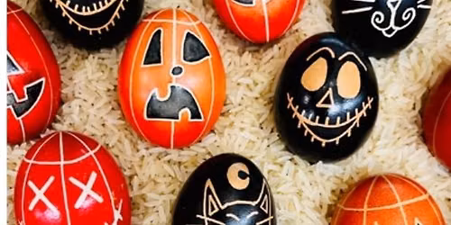 Pumpkin egg decorating workshop
