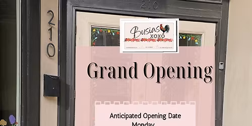 Anticipated Grand Opening Date