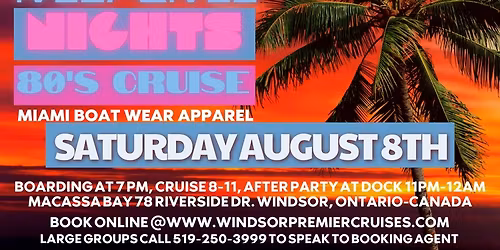 Miami Nights 80's Cruise