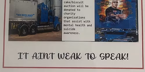 ‘IT AIN’T WEAK TO SPEAK’ Mental Health Day followed by 2nd Annual Great Gemmies Bake Off 