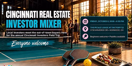 Cincinnati Real Estate Investor Mixer