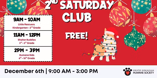 2nd Saturday Club