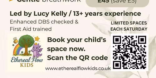 Ethereal Flow Kids Woodland Well-being sessions 