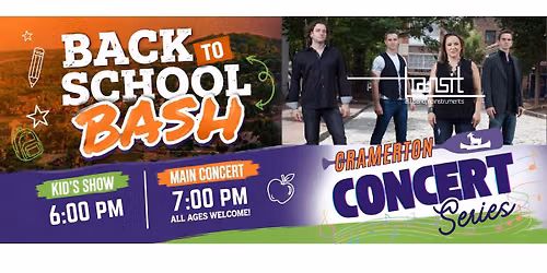 Cramerton Concert Series: Back to School Bash with Transit Vocal Band