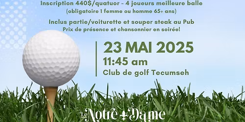 Tournoi de golf du Pub Notre-Dame