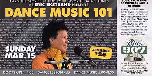 Eric Ekstrand One-Man Big Band Returns to CLUB 507