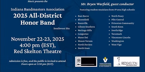 Indiana Bandmasters Association - All Region Band