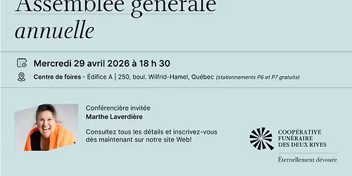 Assembl\u00e9e g\u00e9n\u00e9rale annuelle 2026