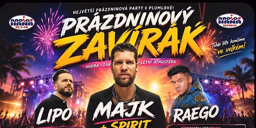 Pr\u00e1zdninov\u00fd Zav\u00edr\u00e1k - Posledn\u00ed velk\u00e1 p\u00e1rty l\u00e9ta za\u010d\u00edn\u00e1 pr\u00e1v\u011b tady