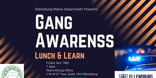 Gang Awareness Lunch and Learn