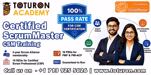 2 Days Certified ScrumMaster (CSM) Training in San Jose, CA