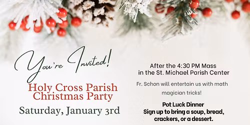 Holy Cross Parish Christmas Party