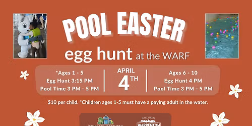 Pool Easter Egg Hunt at the WARF