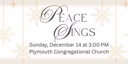 PEACE SINGS - WCCC Winter Concert