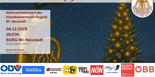 WEIHNACHTSKONZERT DER EISENBAHNERMUSIK FLUGRAD WIENER NEUSTADT