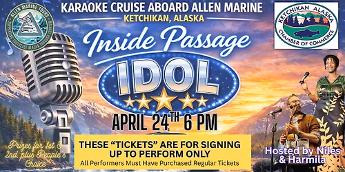 Sign Up to Perform on Board the Karaoke Cruise! Inside Passage Idol 2026