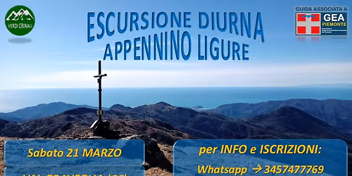 Trek guidato con stupendo panorama sulla vastità del Mar Ligure