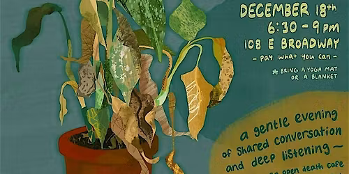 "From reflexion to resonance" A Death Caf\u00e9 & Sound Bath