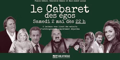 Le retour du Cabaret des \u00c9gos
