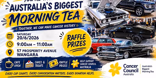 Benzenes Biggest Morning Tea