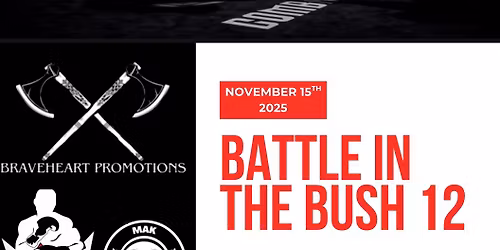 Battle in the Bush 12- boxing fight night