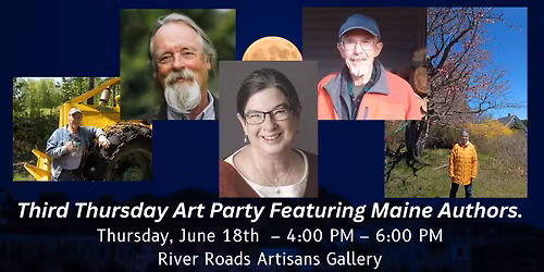Third Thursday Art Party Featuring Maine Authors