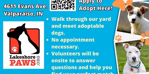 Lakeshore PAWS Open House Adoption Event