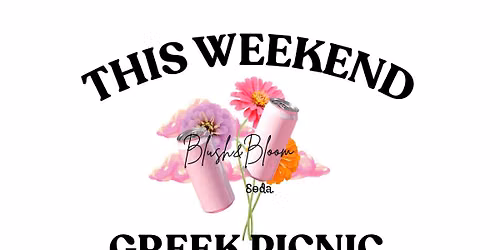 Blush & Bloom Soda @Greek Picnic