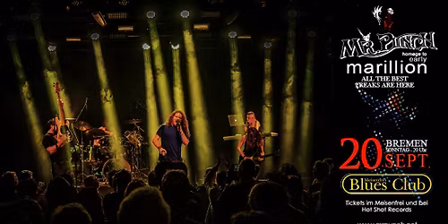 MR. PUNCH plays early MARILLION - all the BEST FREAKS are in BREMEN