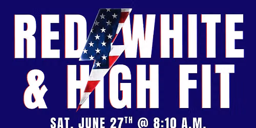 Red, White & High Fit with Coach Brooke