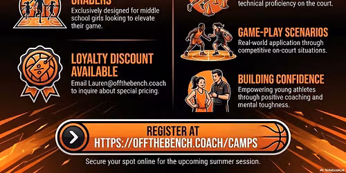 Pine Springs Prep Academy Middle School Girls Basketball Camp
