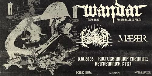 WANDAR Releaseparty"Tiefe Erde" +KRATER+MAERER
