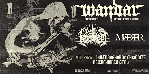 WANDAR Releaseparty"Tiefe Erde" +KRATER+MAERER