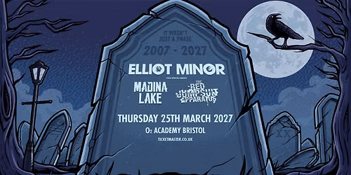 Elliot Minor + Madina Lake + Red Jumpsuit Apparatus - Bristol