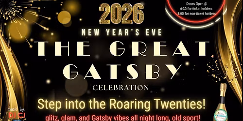 New Year's Eve - The Great Gatsby Celebration