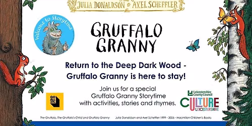 Gruffalo Granny Storytime Event -Market Harborough Library