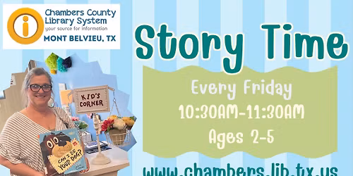 Story Time (Ages 2-5): Mont Belvieu