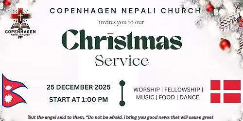 Copenhagen Nepali Church Christmas Celebration - 2025