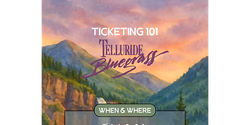 2026 Telluride Bluegrass Festival - Saturday at Telluride Town Park