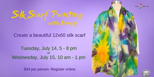 Silk Scarf Painting with Nancy
