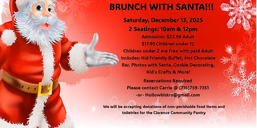 Brunch with Santa 2025
